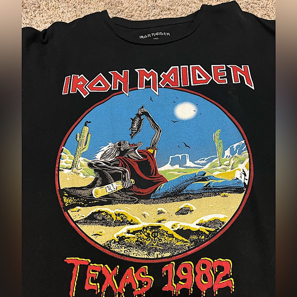 2xl Iron Maiden Texas Tour shirt , get it while it’s here ,never worn shirt 🚨‼️